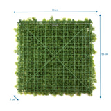 Disegno tecnico del Pannello vegetale LEAFLUXE 3 di 55 × 55 cm di hjh LIVING