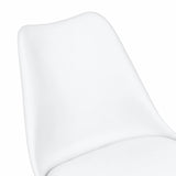 Schienale bianco della sedia home office FANCY PRO di hjh OFFICE