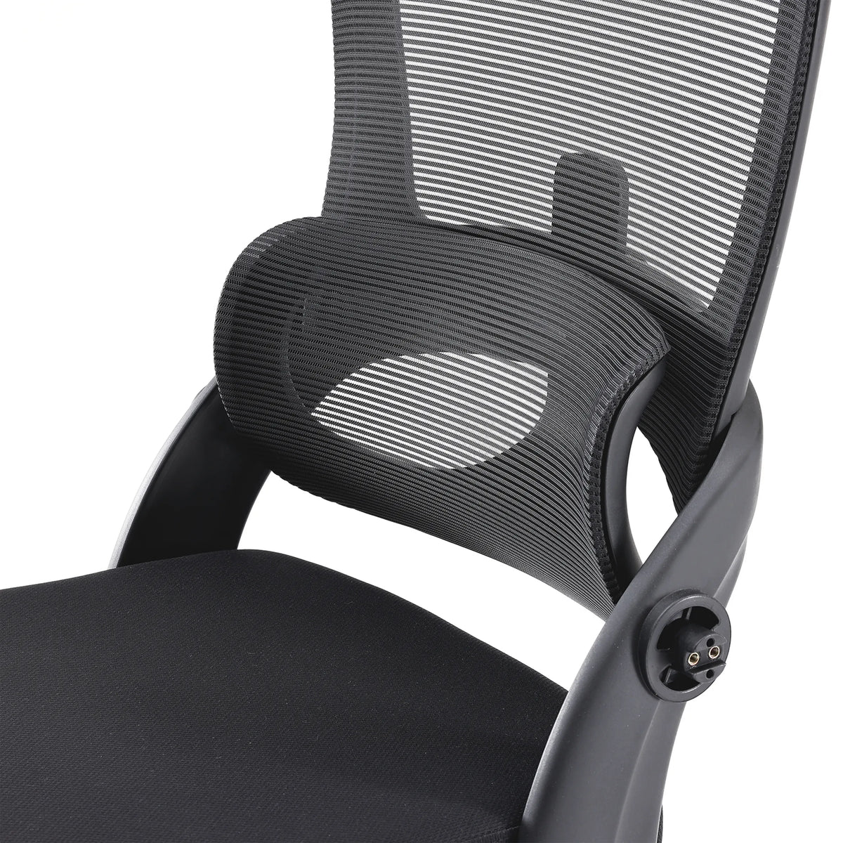 Supporto lombare regolabile in rete della sedia da ufficio professionale MC102C-M101 in nero di Sihoo