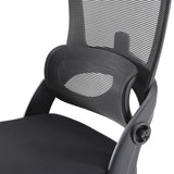 Supporto lombare regolabile in rete della sedia da ufficio professionale MC102C-M101 in nero di Sihoo