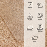 Tappetino trasparente ULTIMAT II per moquette con simboli funzionali di Floortex