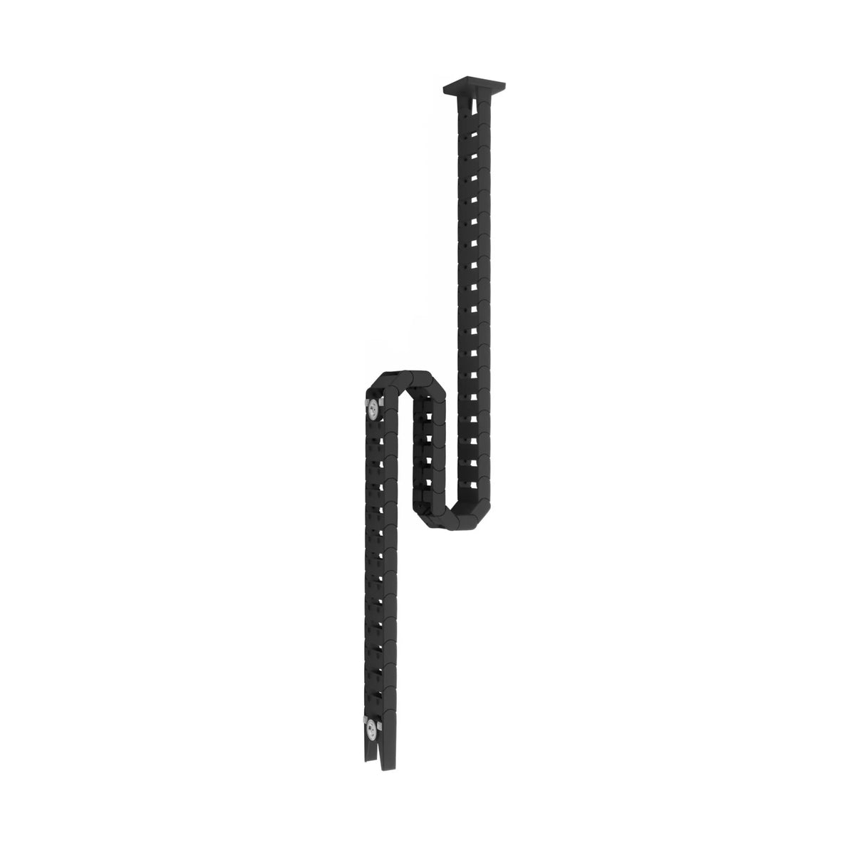 Catena portacavi verticale nera CKVL come Accessori con catena a maglie di hjh OFFICE PRO