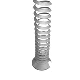 Spirale per cavi verticale argentata CKXE in plastica con struttura a spirale di hjh OFFICE PRO