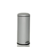 Cestini CLEAN VIII grigio di forma cilindrica con pedale di hjh OFFICE