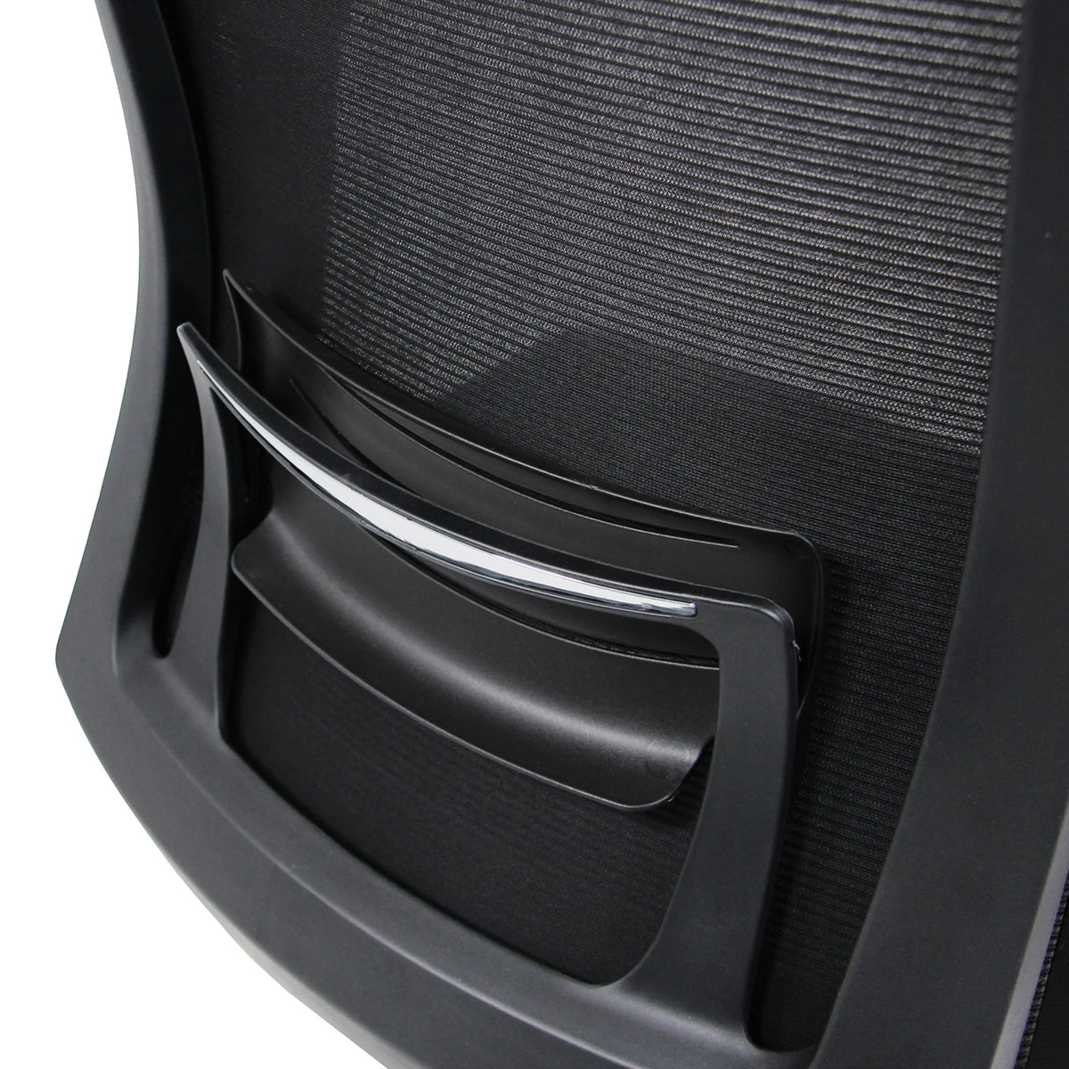 Supporto lombare con elemento cromato della Poltrona professionale CAPTIVA di hjh OFFICE