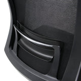 Supporto lombare con elemento cromato della Poltrona professionale CAPTIVA di hjh OFFICE