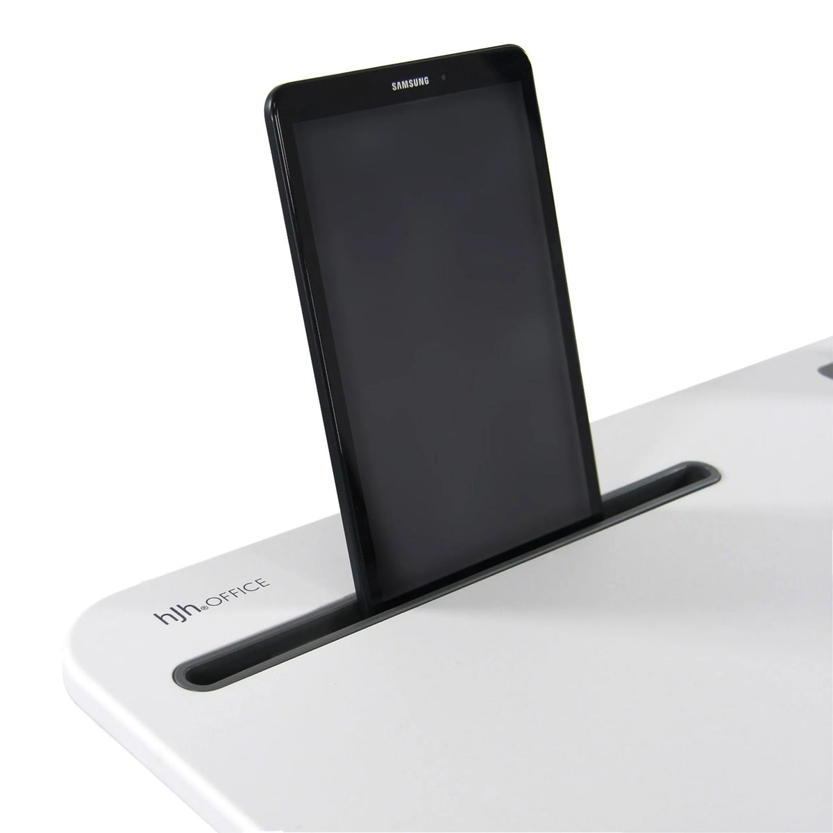 Supporto per tablet nel piano della Scrivania in piedi STAND VM-SU I di hjh OFFICE