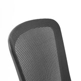Schienale in rete grigio-nero della Sedia Home Office Sedito di hjh OFFICE
