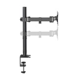 Supporto per monitor nero Ergomount M1 con fissaggio al tavolo e braccio regolabile di hjh OFFICE