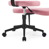 Base con cinque ruote e pistone a gas della sedia da meditazione Asanasit in rosa di hjh LIVING