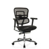 Poltrona di lusso ERGOHUMAN BASE GEN2 con rivestimento in rete nera e base lucida di hjh OFFICE