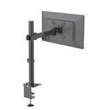 Supporto per monitor Ergomount M1 nero con braccio girevole regolabile e fissaggio al tavolo di hjh OFFICE
