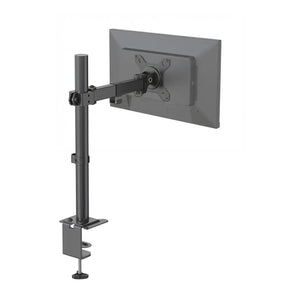 Supporto per monitor Ergomount M1 nero con braccio girevole regolabile e fissaggio al tavolo di hjh OFFICE