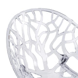Design dello schienale trasparente a rete della sedia a quattro gambe Artifo T di hjh LIVING