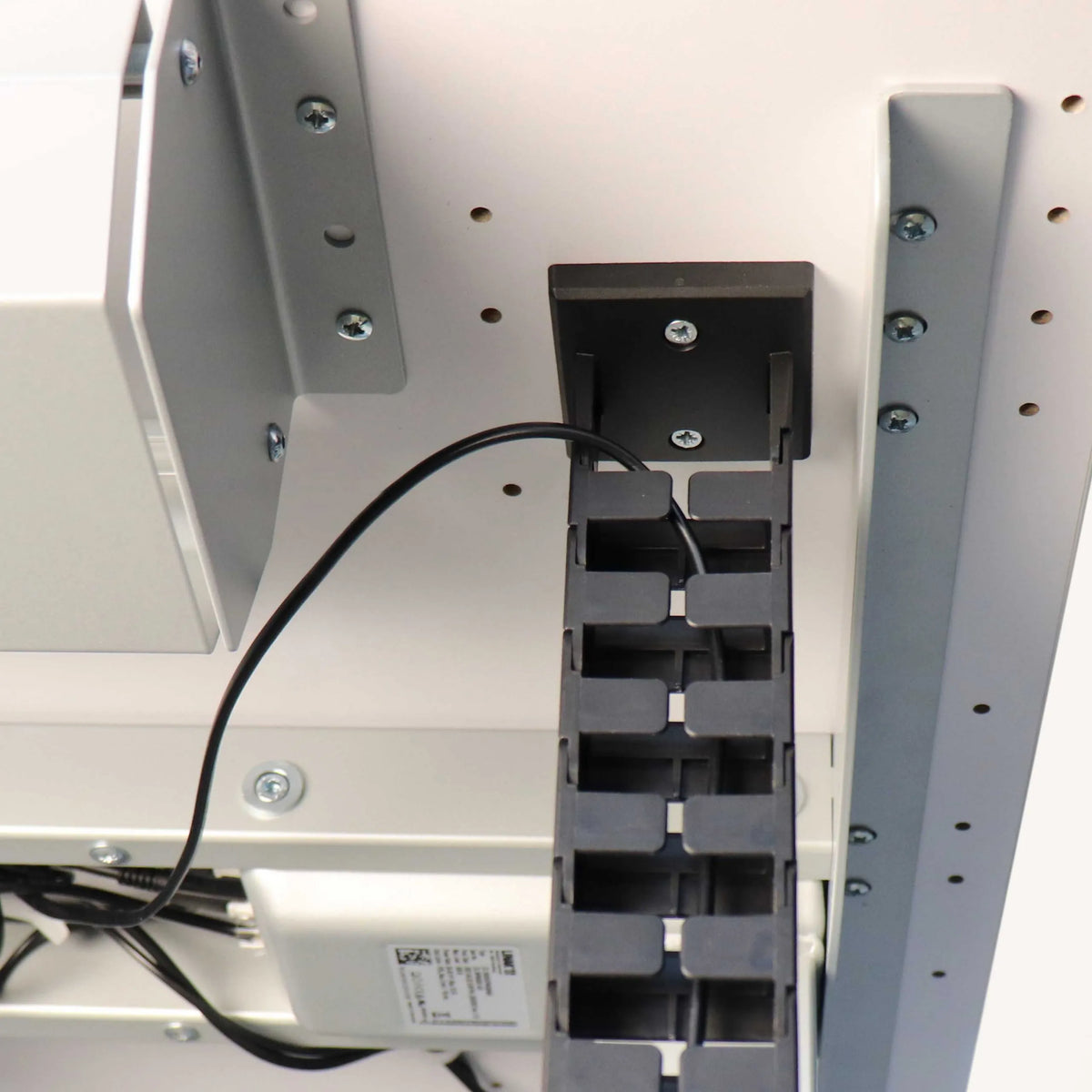 Catena portacavi verticale nera degli Accessori CKVL di hjh OFFICE PRO