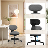 Schienale e altezza del sedile regolabili della Sedia Home Office SITMOTION B di hjh OFFICE