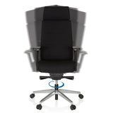 Funzione girevole della Sedia da ufficio professionale MOVE-TEC PRO 3D in nero con base a stella di hjh OFFICE