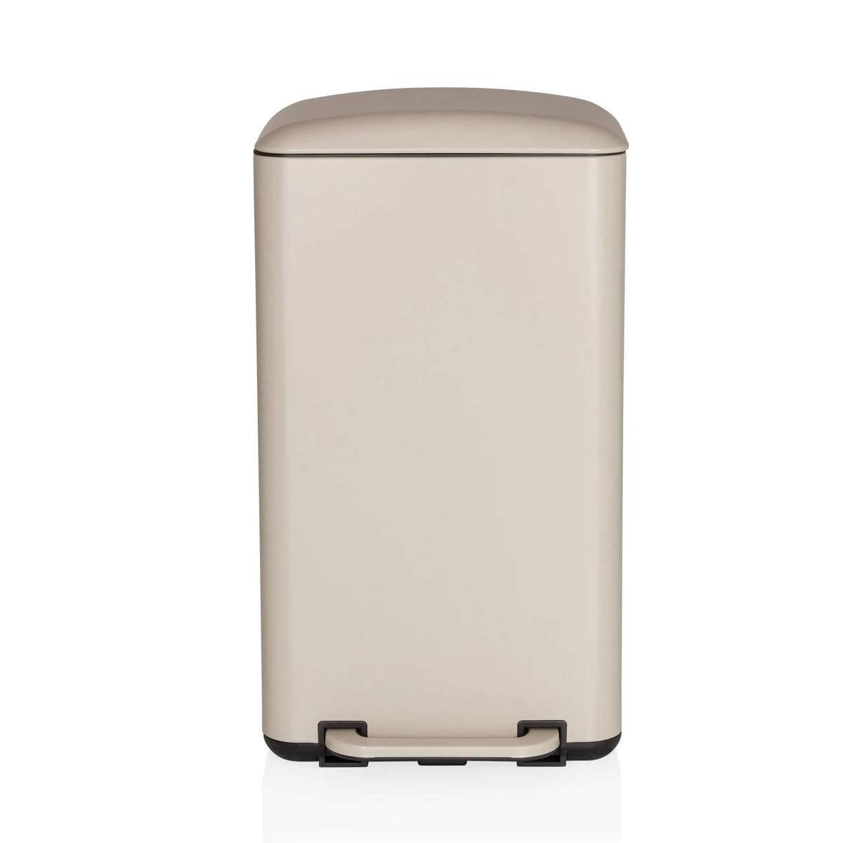 Cestino beige CLEAN BEVA con capacità di 30 litri e pedale di hjh OFFICE