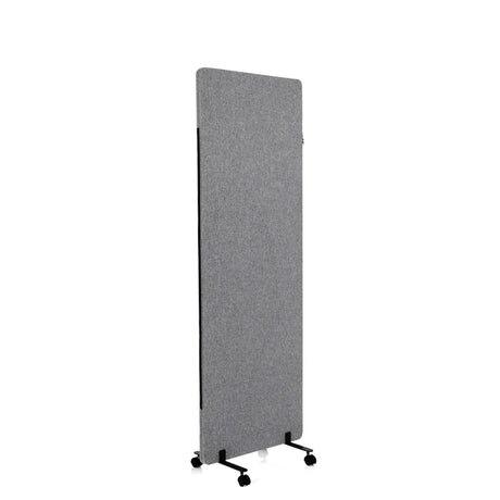 Parete divisoria FLEXMIUT in grigio scuro con base su ruote di hjh OFFICE