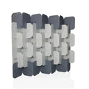 Pareti divisorie FLEXMIUT PLUG in grigio e grigio chiaro con design in feltro intrecciato di hjh OFFICE