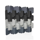 Parete divisoria FLEXMIUT PLUG in diverse tonalità di grigio in feltro con struttura modulare di hjh OFFICE