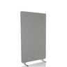 Parete divisoria FLEXMIUT STAND grigio chiaro con rivestimento in tessuto e due sottili piedi di supporto di hjh OFFICE