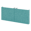 Parete divisoria acustica turchese FlexWall in materiale di feltro con supporti metallici di hjh OFFICE PRO