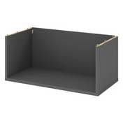 Corpo superiore color grafite FlexWall con una superficie di appoggio aperta di hjh OFFICE PRO