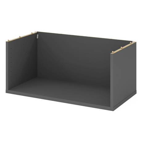 Corpo superiore color grafite FlexWall con una superficie di appoggio aperta di hjh OFFICE PRO