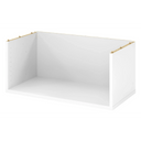 Struttura superiore bianca FlexWall con design aperto e bordi a vista di hjh OFFICE PRO