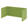 Rifinitura FlexWall in feltro verde maggio con forma a U a tre lati di hjh OFFICE PRO