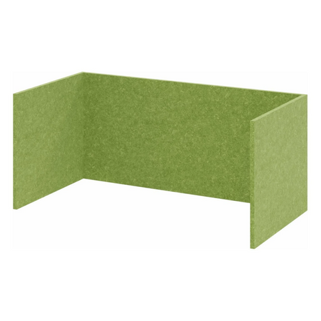 Rifinitura FlexWall in feltro verde maggio con forma a U a tre lati di hjh OFFICE PRO
