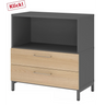 FlexWall | 2 OH | Schübe + Korpus | mit Sockelgestell - buerostuhl24