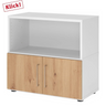 FlexWall | 2 OH | Türen + Korpus | mit Stellfüßen - buerostuhl24