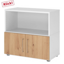 FlexWall | 2 OH | Türen + Korpus | mit Stellfüßen - buerostuhl24