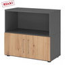 FlexWall | 2 OH | Türen + Korpus | mit Stellfüßen - buerostuhl24