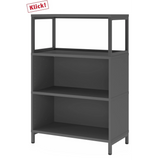 FlexWall | 3 OH | 2 x Korpus + Rahmen | mit Sockelgestell - buerostuhl24