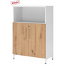 FlexWall | 3 OH | Türen + Korpus | mit Sockelgestell - buerostuhl24