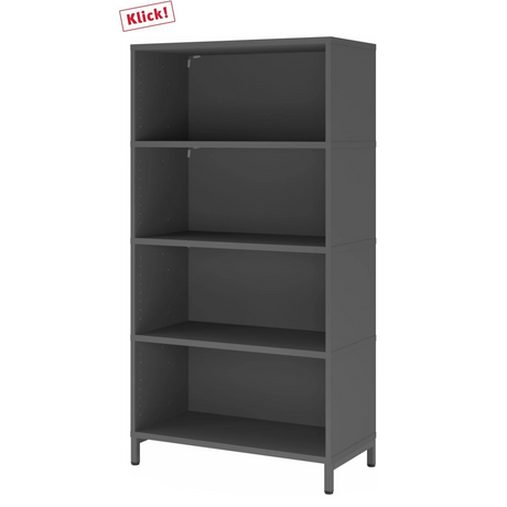 FlexWall | 4 OH | 4 x Korpus mit Sockelgestell - buerostuhl24