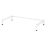 Base in metallo bianca FlexWall con quattro piedini di hjh OFFICE PRO