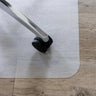 Tappetino FORTIFLEX bianco latte per pavimenti duri sotto una rotella di sedia da ufficio di hjh OFFICE