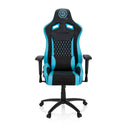 Sedia da gaming GAMEBREAKER SX 04 in nero e turchese con impunture e braccioli regolabili di hjh OFFICE
