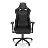 Sedia da gaming nera GAMEBREAKER SX 04 con motivo trapuntato e braccioli di hjh OFFICE