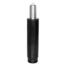 Molla a gas GF-M nera con pistone argentato e pomello in plastica bianca di hjh OFFICE