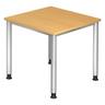 HILO 8 S | 80x80 | Schreibtisch höhenverstellbar - buerostuhl24