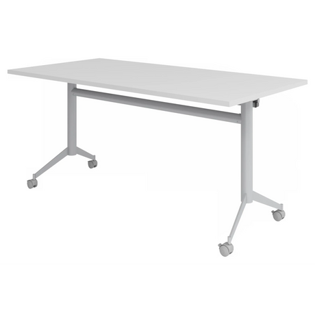 KALA 16 | Klapptisch fahrbar | 160 cm | Silber - Konferenztisch - buerostuhl24