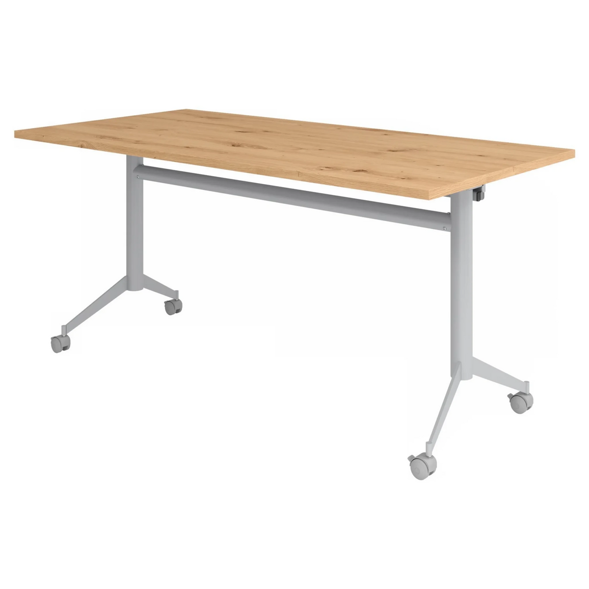KALA 16 | Klapptisch fahrbar | 160 cm | Silber - Konferenztisch - buerostuhl24