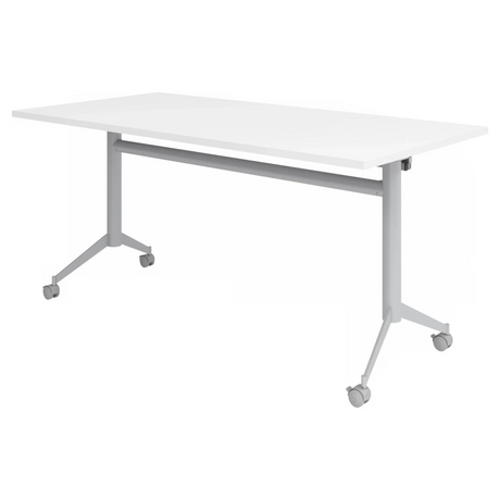 KALA 16 | Klapptisch fahrbar | 160 cm | Silber - Konferenztisch - buerostuhl24