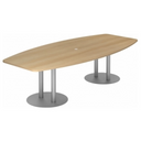 KARAT S 28 S | 280 x 130 | mit Säulenfuß/Silber - Karat - buerostuhl24