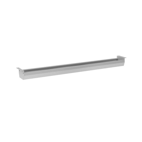 Canalina per cavi orizzontale argentata KC S con una lunghezza di 160 cm di hjh OFFICE PRO